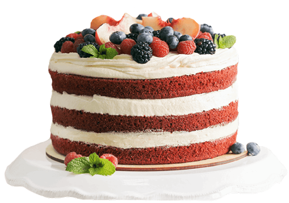 Торт красный бархат